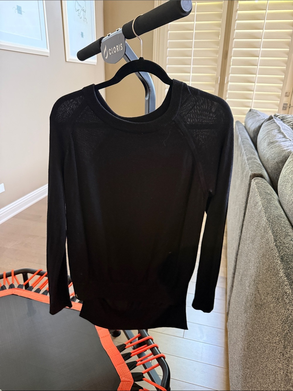 Black lululemon S Women's Lightweight Sweater - Classic Crewneck long sleeve